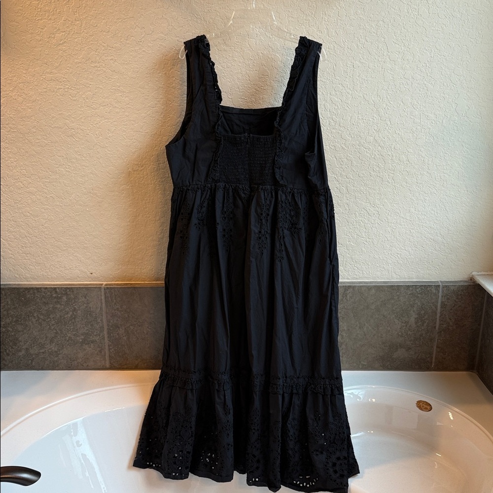 Johnny Was Jade Jesminda Eyelet Embroidered Midi Dress - Picture 6 of 10